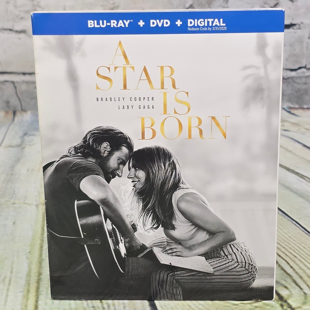 Warner Bros A Star Is Born Blu-ray DVD Digital Lady Gaga Bradley Cooper Movie